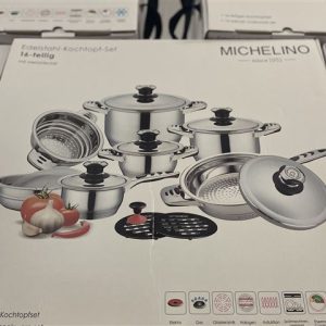 Schäfer Kochtopf-Set 16-teilig Edelstahl