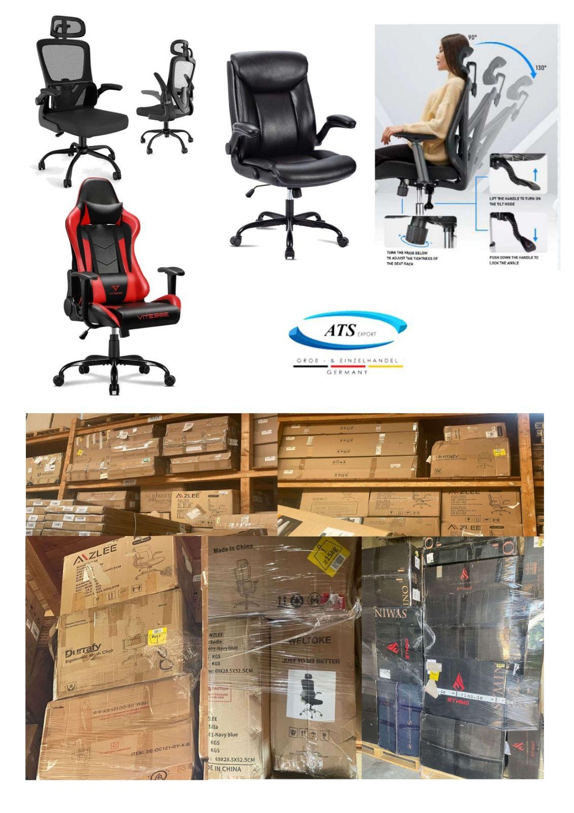 Bürostühle – Retourenware in großer Stückzahl