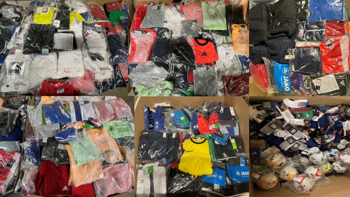 Sportbekleidung Markenware als Restposten